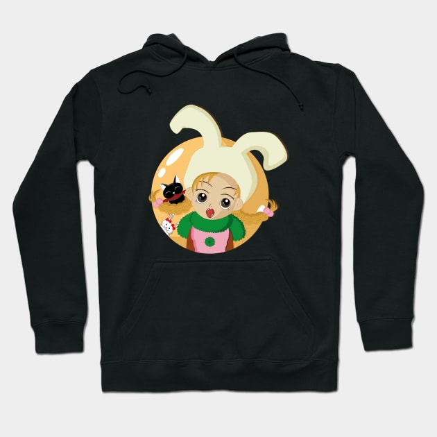 Mikako-chan Hoodie by MiniMao design